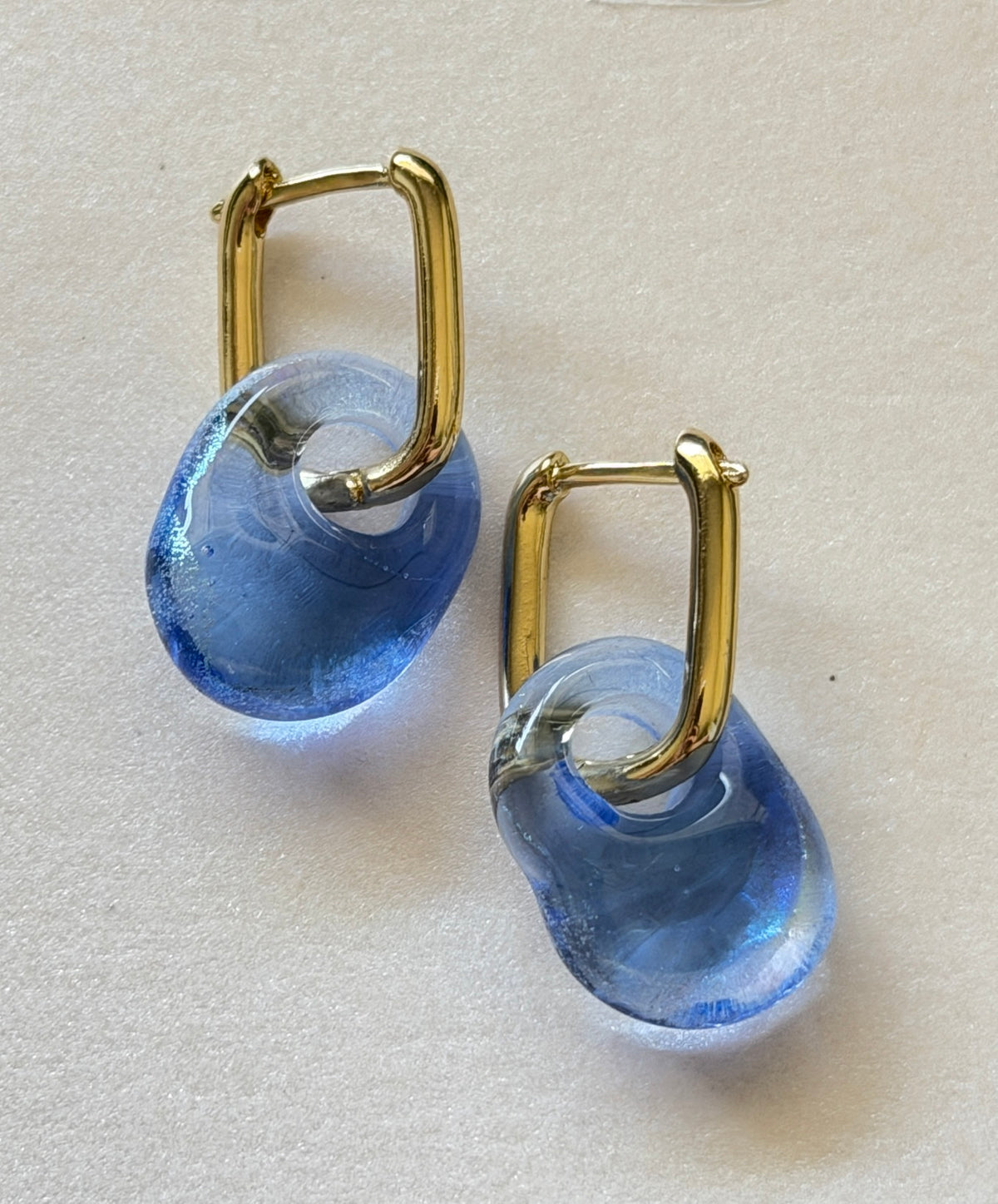 Blue Gob Hoops